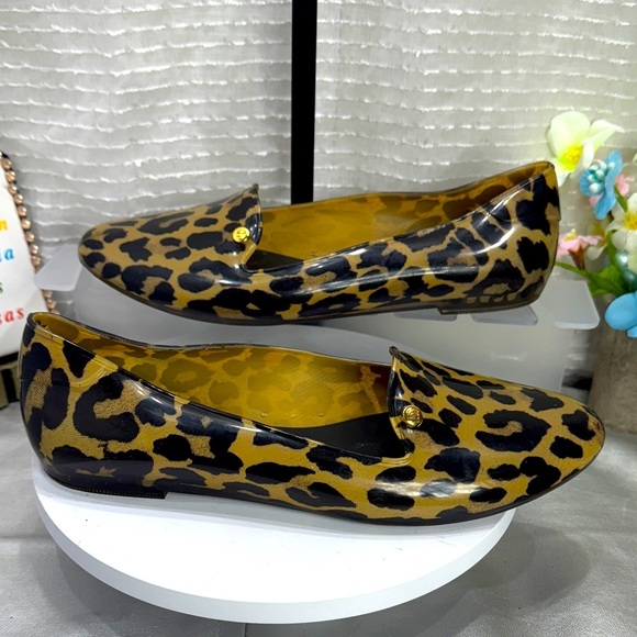 Melissa Shoes - (C2) MELISSA Virtue - Leopard Print Jelly Loafers, Women's Size 6